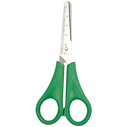 Children's scissors, round, left-handed 13,5cm